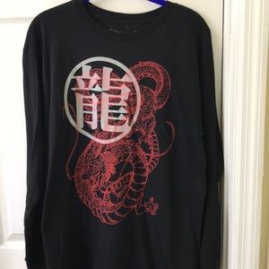 DragonBallZ Long sleeve shirt Medium Black